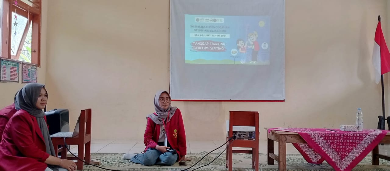 Kegiatan Sosialisasi Stunting oleh KKN UMY di Selo Timur